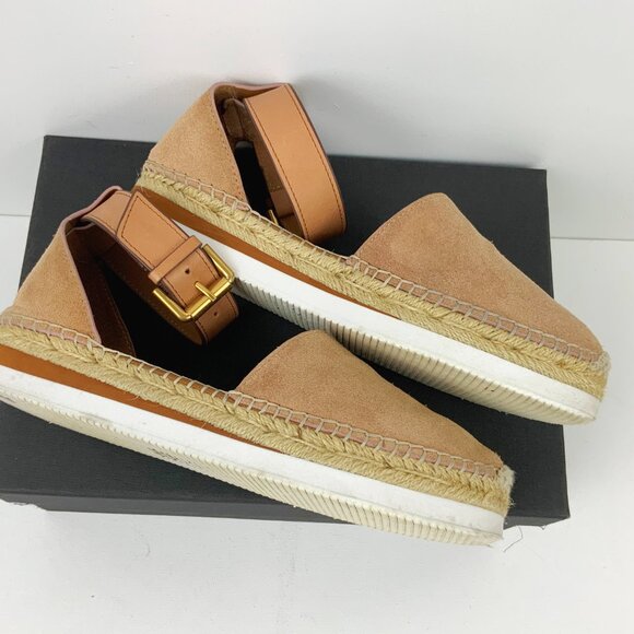 See By Chloe Tan Glyn Espadrilles Sandals Size 8 - Picture 13 of 16
